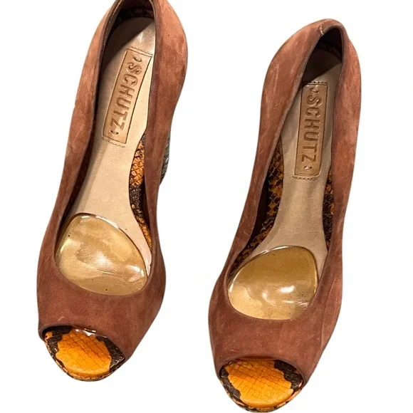 Schutz Cara Raffia High Heel - Picture 4 of 12